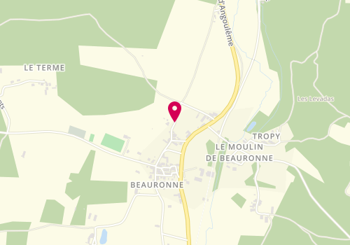 Plan de Tl Menuiserie, Le Pontet, 24400 Beauronne