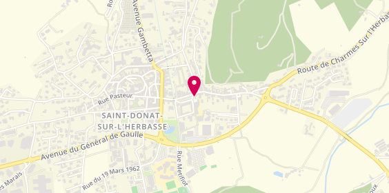 Plan de Menuiserie du Dauphine Ponce Biscione MD, 14 place Anatole France, 26260 Saint-Donat-sur-l'Herbasse