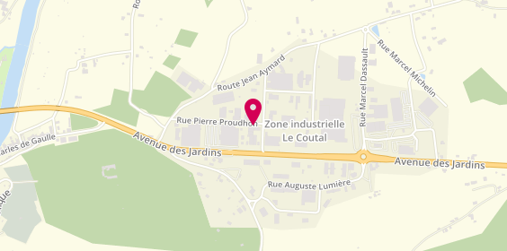 Plan de B.S A Menuiseries S A R L, Zone Industriel le Coutal, 24120 Terrasson-Lavilledieu