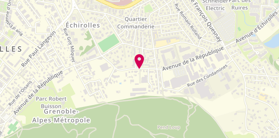 Plan de L'Etabli Dauphinois, 68 Avenue République, 38130 Échirolles