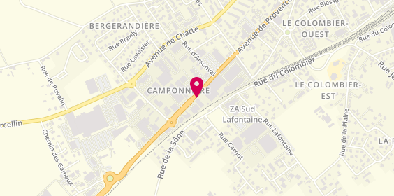Plan de Arnaud et Blanc, 281 avenue de Romans, 38160 Saint-Marcellin