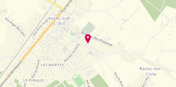Plan de Adn Agencement Dordogne Nicolas, 15 avenue Louis Pasteur, 24430 Razac-sur-l'Isle
