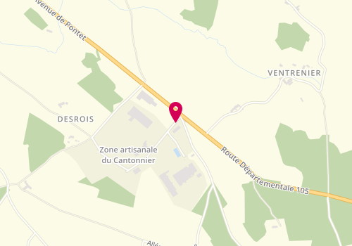 Plan de JV Agencement, Le Cantonnier N.3 Zone Artisanale, 43290 Montfaucon-en-Velay