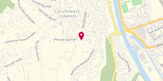 Plan de LACOSTE Jean-Michel, 10 Rue Léo Lagrange, 24660 Coulounieix-Chamiers