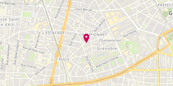 Plan de Déco Plus Fermetures - Solabaie Grenoble, 7 Rue de Turenne, 38000 Grenoble