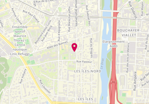 Plan de La Pose Sans Soussi SAS, 18 Avenue République, 38170 Seyssinet-Pariset