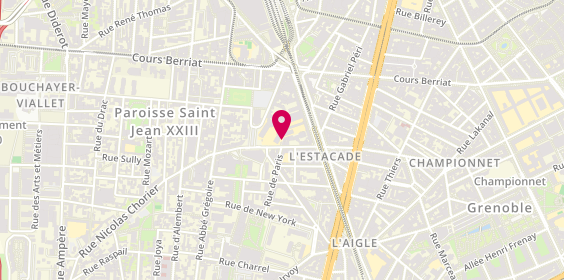 Plan de TEBBANI Rédouane, 24 Rue Nicolas Chorier, 38000 Grenoble
