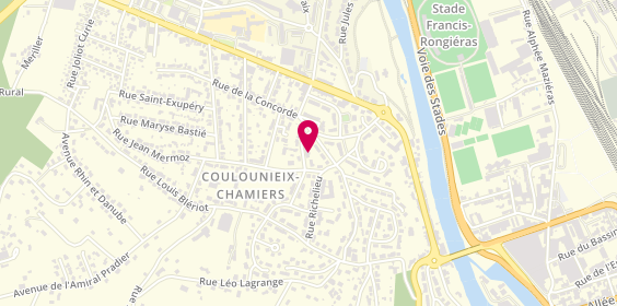 Plan de Pawlak Multiservices, 11 Rue Edmond Rostand, 24660 Coulounieix-Chamiers