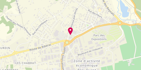 Plan de Map Bois, 73 avenue Jean Jaurès, 24650 Chancelade