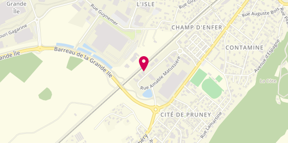 Plan de Miroiterie Vitrerie OGUEY, Zone Industrielle
310 Rue Amable Matussière
Cité de Pruney, 38420 Le Versoud, France