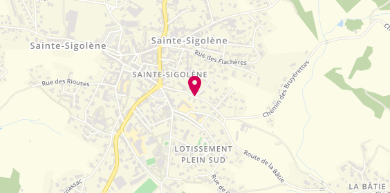 Plan de SABOT Jean Pierre, Chemin de la Bâtie, 43600 Sainte-Sigolène