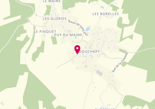 Plan de LAFFORT Raphaël, Le Bourg, 24350 Douchapt