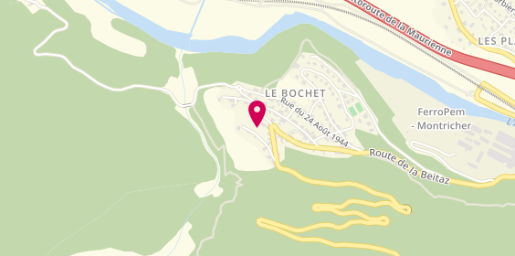 Plan de Menuiserie Nicoletti, Le Bochet 162 Rue Sauges, 73870 Montricher-Albanne