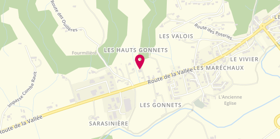 Plan de Menuiserie Proponnet, 950 Route de la Vallée, 26390 Hauterives