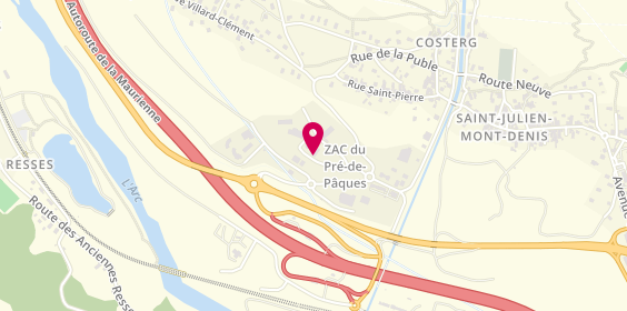 Plan de Dufour J.C Valérie, 2 Rue Porte Martel
Rue du Pré de Pâques Zone Aménagement, 73870 Saint-Julien-Mont-Denis