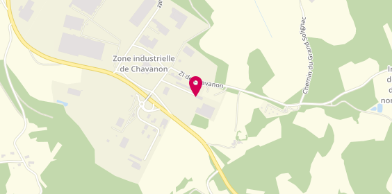 Plan de Gabriel Bois, Rue Zone Industrielle Chavanon, 43120 Monistrol-sur-Loire