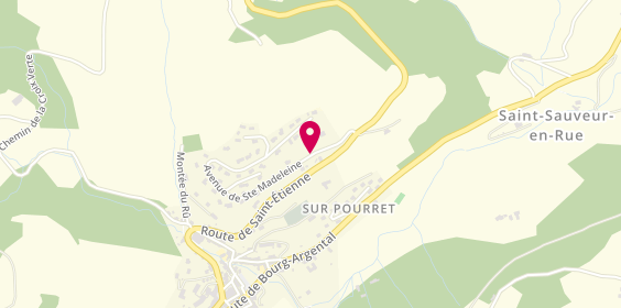Plan de QUIBLIER Cyrille, 2 Avenue Sainte Madeleine, 42220 Saint-Sauveur-en-Rue