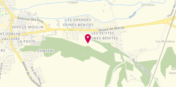 Plan de Soleymat Cabane, Zone Artisanale Les Epines Benites
35 Route Zone Artisanale Les Epines Benites, 26210 Saint-Sorlin-en-Valloire