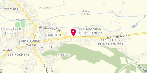 Plan de Etablissements Rousset, 515 Route de Moras, 26210 Saint-Sorlin-en-Valloire