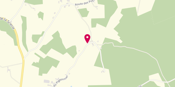 Plan de JC ROBIN Menuiserie d'Art, 1265 Route du Pigeonnier, 24460 Saint-Front-d'Alemps