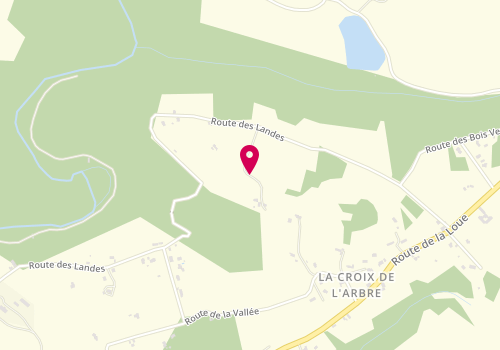 Plan de HILVERS Joost, Sur Les Fourches, 24160 Saint-Médard-d'Excideuil