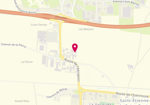 Plan de La Boutique du Menuisier, 110 Bis Route de l'Aéroport, 38590 Saint-Étienne-de-Saint-Geoirs