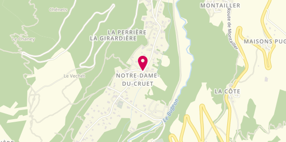 Plan de Astore Fermetures, La Combe, 73130 Notre-Dame-du-Cruet