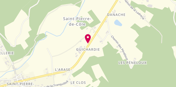 Plan de BASTIDE Sylvain, Guichardie, 24800 Saint-Pierre-de-Côle