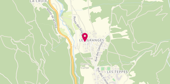 Plan de Christophe Favre, Route des Granges, 73710 Pralognan-la-Vanoise