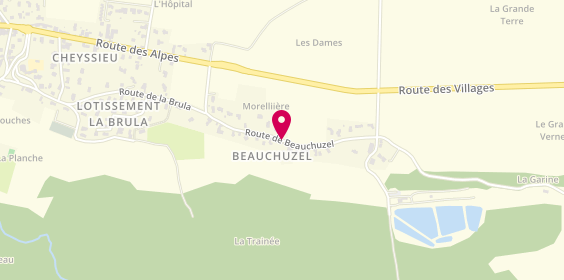 Plan de GAILLARD Olivier, 432 Route de Beauchuzel, 38550 Cheyssieu