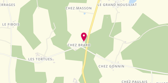 Plan de Bernard Charpente, 12 Route des Tortues
Chez Brard, 16300 Montchaude