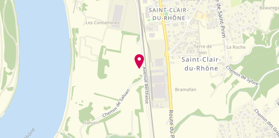 Plan de SASU Ms Scarfo, Avenue Berthelot, 38370 Saint-Clair-du-Rhône