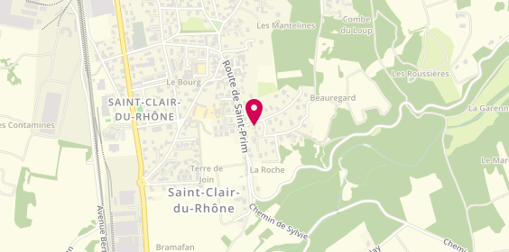 Plan de Resmini Stores, 1 Rue de Beauregard, 38370 Saint-Clair-du-Rhône