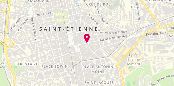 Plan de Profession Menuisier, 8 Rue de la République, 42000 Saint-Étienne