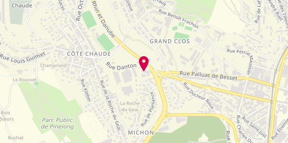 Plan de Planforet, 7 Rue Danton, 42000 Saint-Étienne