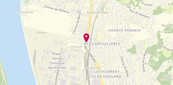Plan de GROS-LEZIAT Frédéric, 10 Rue des Plantees, 38370 Saint-Clair-du-Rhône