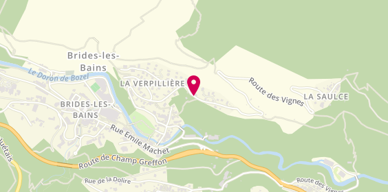 Plan de BLANC-TAILLEUR Gérard, Route des Vignes, 73570 Brides-les-Bains