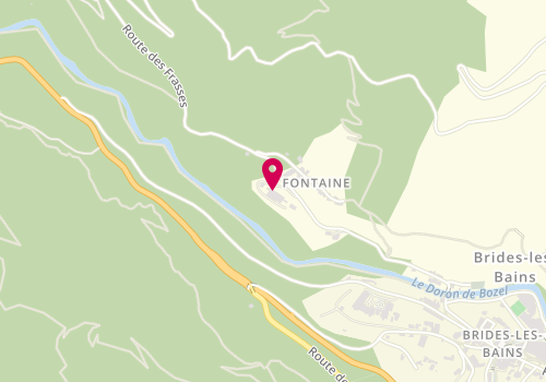 Plan de Menuiserie Martinod, 11 Route de Fontaine, 73570 Brides-les-Bains