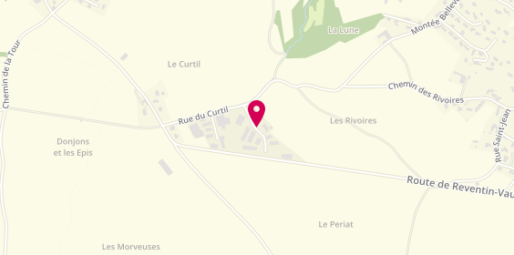 Plan de Bouchard Cédric Menuiserie-Agencements, Zone Artisanale Les Dauphinieres, 38138 Les Côtes-d'Arey