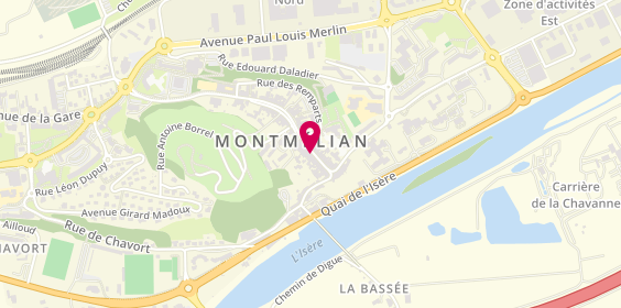 Plan de Daf Menuiserie, 20 Rue du Dr Veyrat, 73800 Montmélian