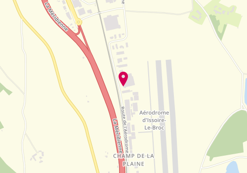Plan de Gabriel Bois, Route de l'Aérodrome Zone Industrielle 
Imp. Du Chapeau Rouge, 63500 Le Broc