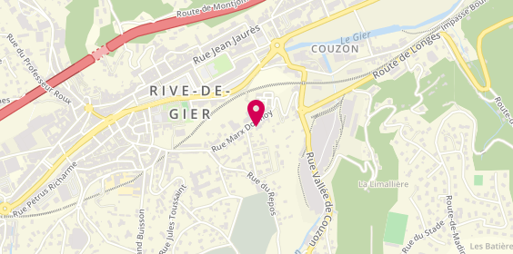 Plan de Menuiserie GAUDIN Gérald, 14 Rue Marx Dormoy, 42800 Rive-de-Gier