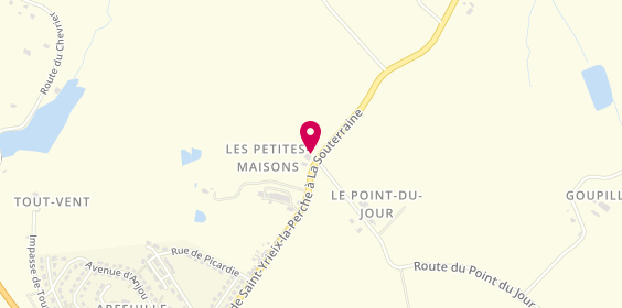 Plan de Menuiserie-Ebenisterie Delmotte-Peyronne, 7 Route de Pierre Buffiere, 87500 Saint-Yrieix-la-Perche