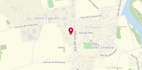 Plan de Menuiserie Arnaud, 10 All. De Charaboutier, 42160 Saint-Cyprien