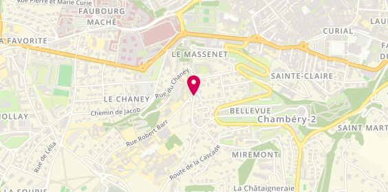 Plan de Benouaret menuisier, 20 Rue Chaney, 73000 Chambéry