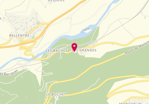 Plan de GIROD FOURNIER NOËL, Les Granges de Bellentre, 73210 La Plagne-Tarentaise