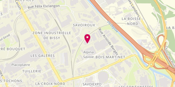 Plan de ASM, 166 Rue Général Borson, 73000 Chambéry
