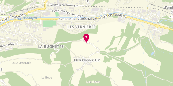 Plan de Courtemanche Menuiserie, Le Pregnoux, 63150 La Bourboule