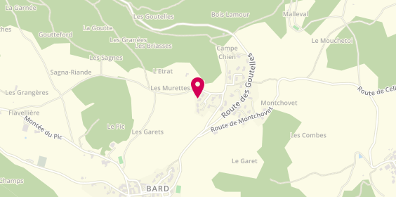 Plan de Afc Menuiserie, 61 Chemin Gavots, 42600 Bard