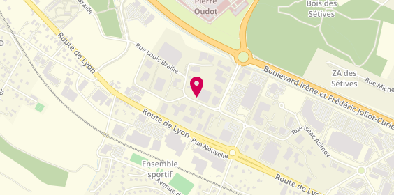 Plan de Nord Isère Fermetures SAS, 4 Rue Louis Braille, 38300 Bourgoin-Jallieu